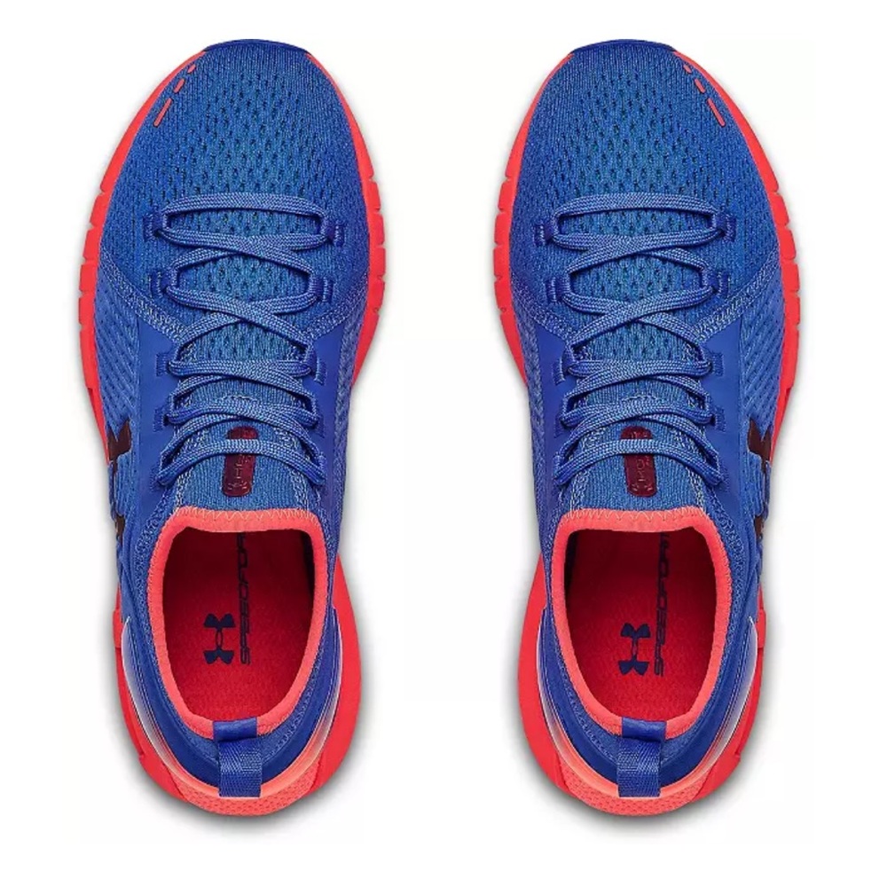 Under Armour Vibrant Blue and Red Sneakers